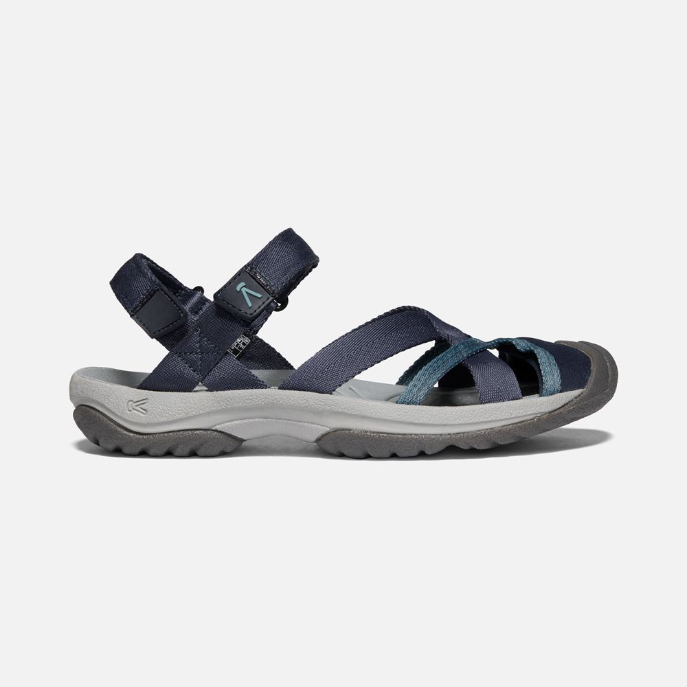 Sandalias con correa Keen Mexico Azul Marino - Mujer Kira Ankle - DQ7953846